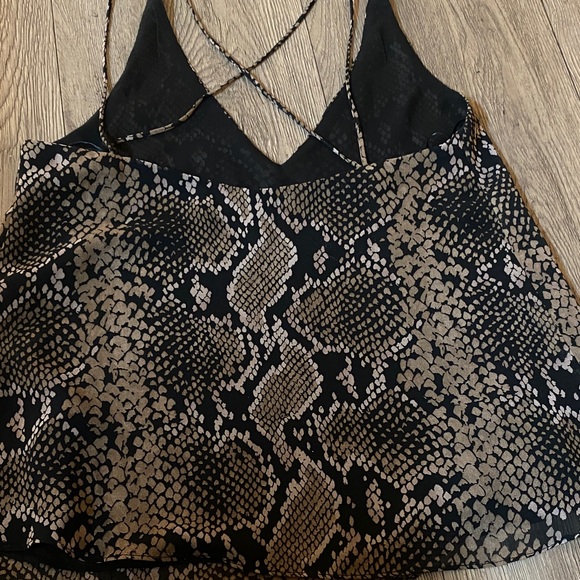 Zara Snake skin Print Women's Cami Top - Picture 7 of 7
